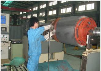 電動機維修之電機轉子動平衡測試